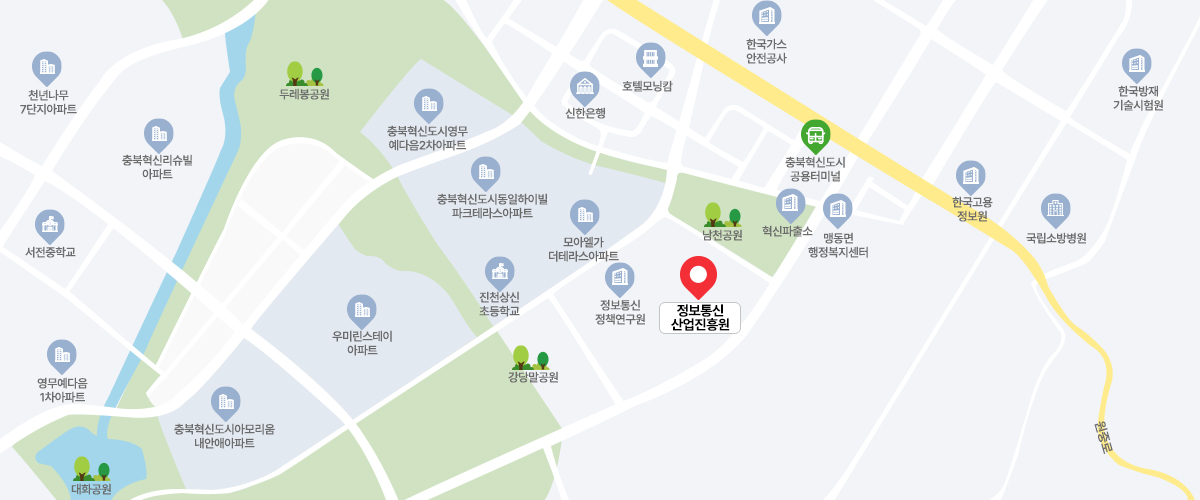 진천본원평가장 찾아오시는길 약도